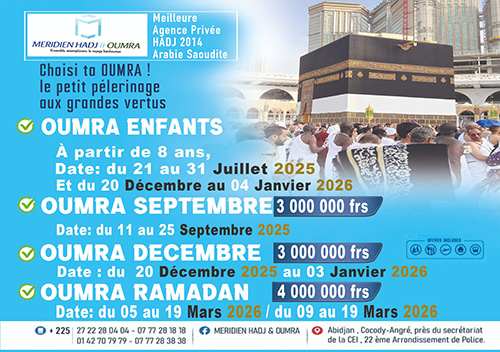 Pub Méridien Hadj et Ourma